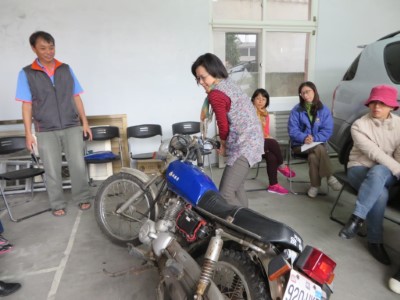 臺東林區管理處舉辦女性同仁打檔機車訓練
