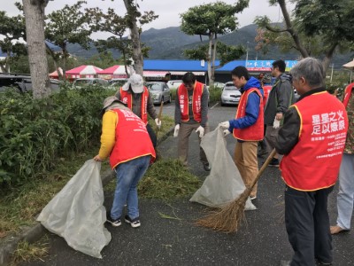 巡山健兒與歡喜鄰居，敦親睦鄰作夥清淨家園