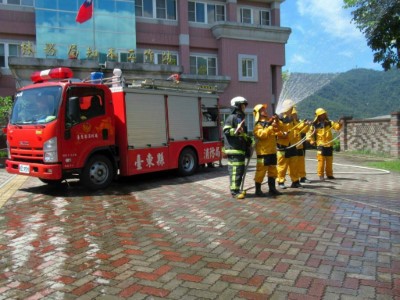 自衛消防編組訓練與消防同行