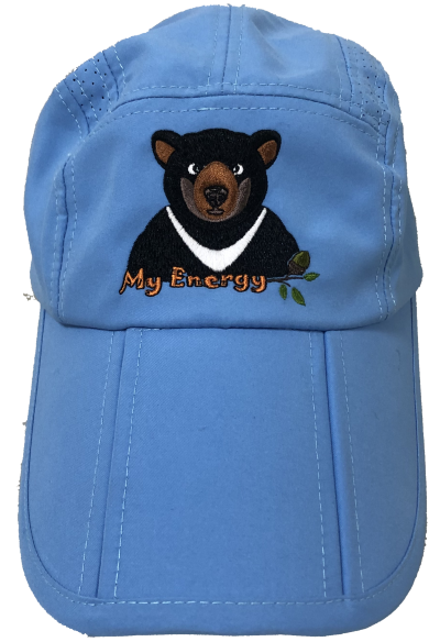林管處設計的黑熊三折帽，也是這次的的振興森活好禮之一。