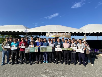 臺東縣漂流木防災聯合演練各機關參與者大合影