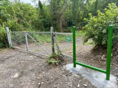 浸水營國家步道東段聯外通道重新規劃人行通道及引導指標