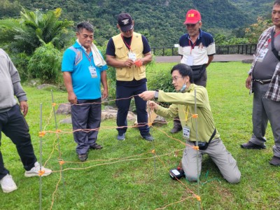 解說防熊電圍籬設置方式