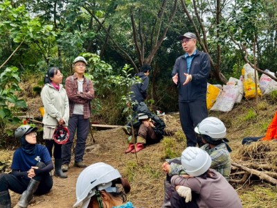 分署長吳昌祐表示期盼手作步道工作坊在臺東地區能夠長期地進行，將其核心價值落地生根