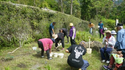 建和部落文健站植樹畫面